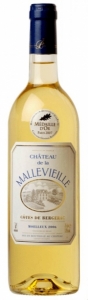 Château de la Mallevieille, Côtes de Bergerac Blanc Moelleux AOC 2010
