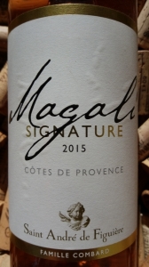 Domaine St André de Figuière, Côtes de Provence AOP Cuvée Magali 2015 orgânico