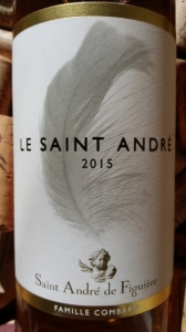 Domaine Saint André de Figuiere,  IGP Vin de Pays du Var Cuvée Le Saint André Rosé 2015 orgânico